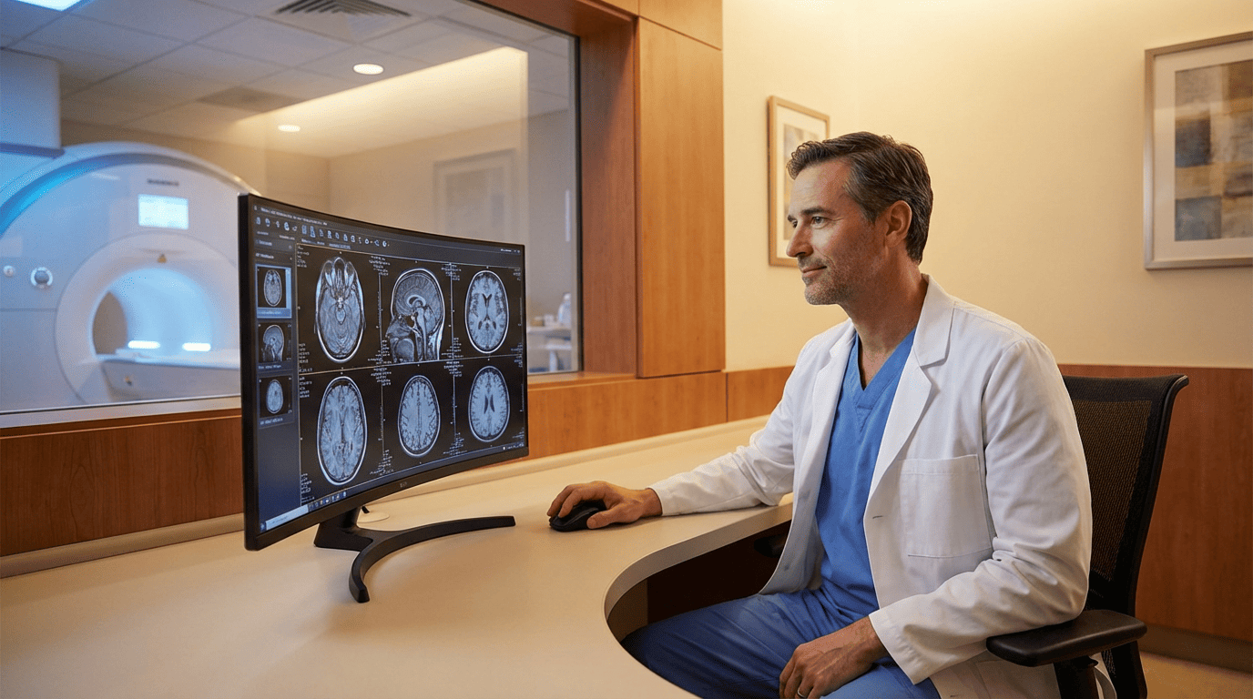 MRI imaging and AI-assisted diagnostics in hospitals and health systems