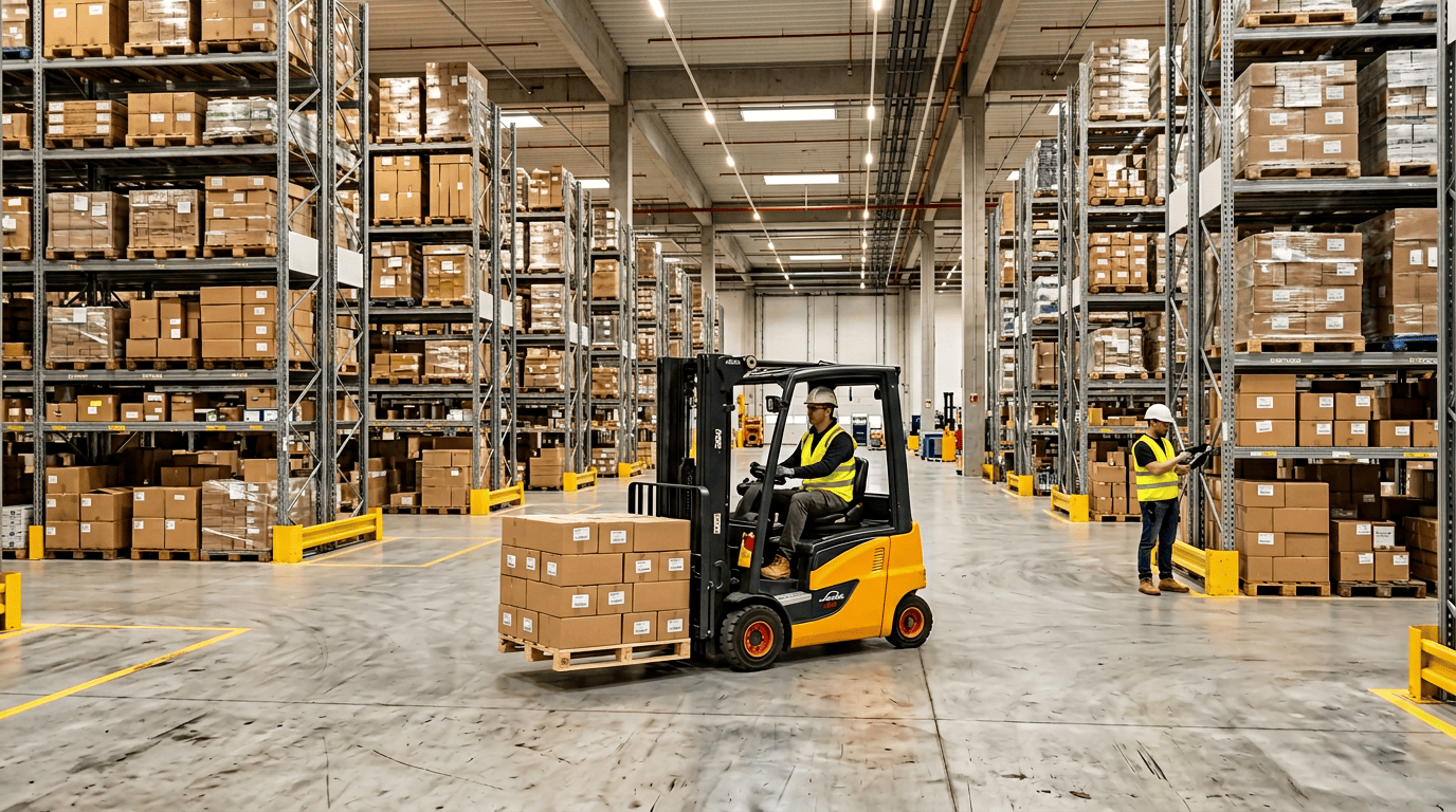Inventory forecasting and warehouse operations with AI